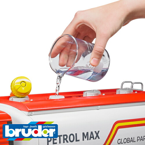 知育玩具 遊具 ブルーダー タンクローリー 知育玩具 Tip up トラックブルーダーおもちゃ Bruder ブルーダー Pro Series MAN Tip up トラック - 木