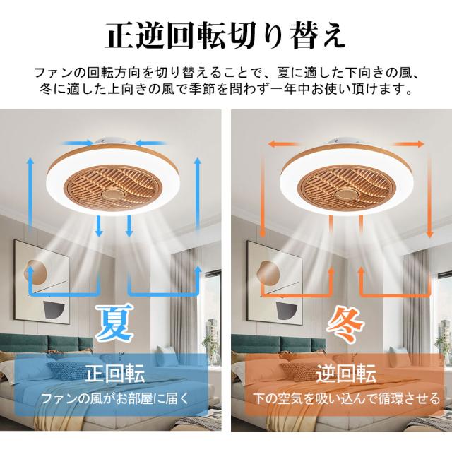 【五年保証】シーリングファン シーリングファンライト LED 照明器具 6畳 8畳 DCモーター サーキュレーター 調光 調色 風量調節 高輝度 オシャレ シーリングライト dcモーター 空気循環 省エネ 節電 リビング 寝室 部屋 洋室 和室 リモコン付