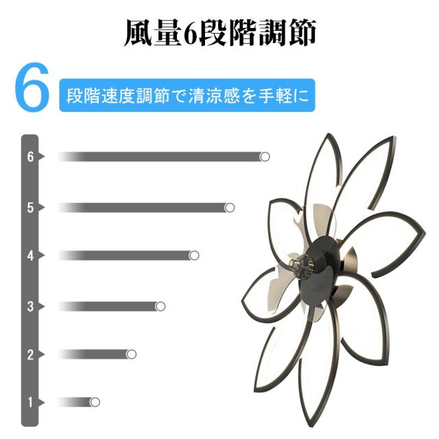 シーリングファンライト led シーリングファン ファン付き照明 花形 シーリングライト おしゃれ 6畳 8畳 9畳 調光調色 逆回転機能 DCモーター 風量調節 照明器具 天井照明 リビング 寝室 和室 軽量 間接照明 子供部屋 静音 空気循環