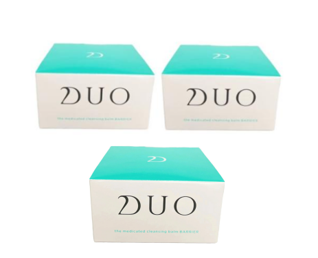 （3本セット）DUO　デュオ ザ 薬用クレンジングバーム バリア 90g  W洗顔不要 メイク落とし | バーム クレンジング 化粧おとし 化粧品 コスメ 洗顔 毛穴汚れ 保湿ケア 日本製 美容