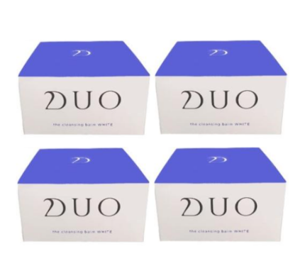 （4本セット）DUO　デュオ　ザ　クレンジングバーム　ホワイトa　90g  W洗顔不要 メイク落とし | バーム クレンジング 化粧おとし 化粧品 コスメ 洗顔 毛穴汚れ 保湿ケア 日本製 美容