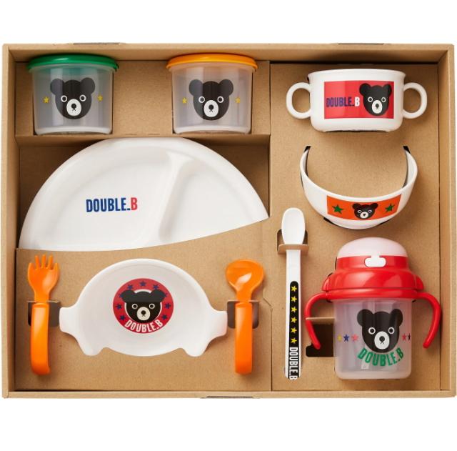MIKIHOUSE ミキハウスダブルB★ベビー食器セット★