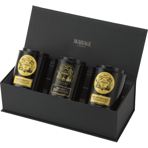 マリアージュ フレール　紅茶３銘柄の贈り物　GS-7　ストレート　ミルクティー　紅茶　ブランド　化粧箱入の通販は