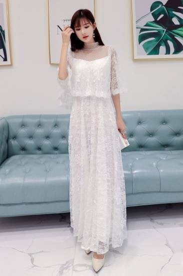 パーテイードレス 個性的 ロング 総レース ケープ風 黒 白 袖あり かっこいい 大きいサイズ 透け感 結婚式 お呼ばれ ドレス 演奏会 ロンの通販は パーテイードレス 個性的 ロング 総レース ケープ風 黒 白 袖あり かっこいい 大きいサイズ 透け感 結婚式 お呼ばれ ドレス 演奏会 ロンの通販は