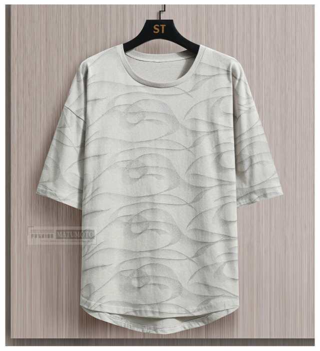 Tシャツ メンズ服 Tシャツ メンズ カジュアルTシャツ トップス　服　カジュアル ティーシャツ　新作 送料無の通販は