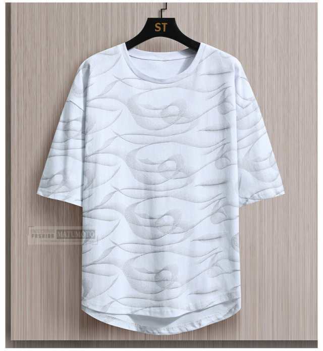 Tシャツ メンズ服 Tシャツ メンズ カジュアルTシャツ トップス　服　カジュアル ティーシャツ　新作 送料無の通販は