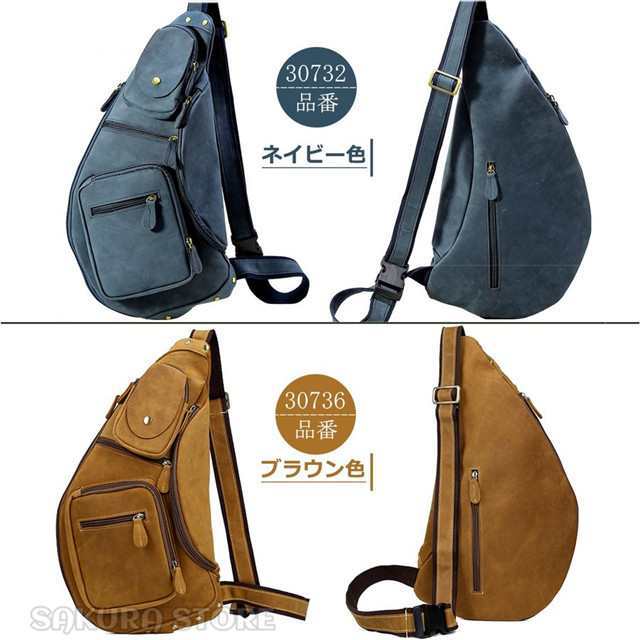 オリーブ 大容量 メンズ 本革 メッセンジャーバッグ ボディバッグ 左肩 斜め掛け iPad対応 アウトドア 自転車 鞄 4色の通販は