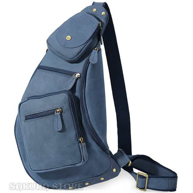 オリーブ 大容量 メンズ 本革 メッセンジャーバッグ ボディバッグ 左肩 斜め掛け iPad対応 アウトドア 自転車 鞄 4色の通販は