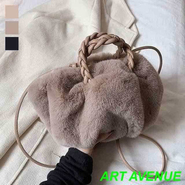 ショルダーバッグ ファー ショルダー ハンド トート レディース 秋 冬 斜めがけ 肩掛け 2way ふわふわ もこもこ かわいいの通販は 5,922円