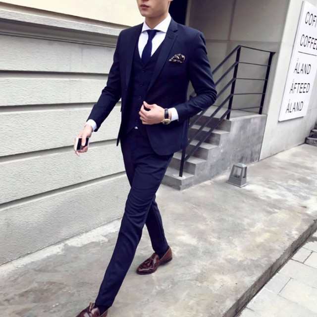 売上急増中 話題商品 メンズ 秋の新作特集 ギフトにも最適 結婚式 パーティ カジュアル スリーピース 卒業式 スーツ スリム セットアップ ダブルスーツ 二次会 今だけ ビジネス ネイビー 即納対応中 クリスマスギフト