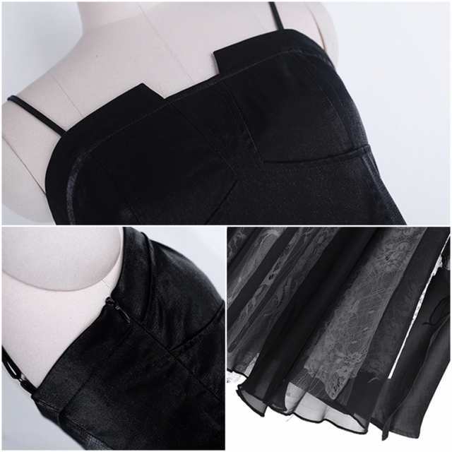 レビュー高評価商品 人気急上昇 ランキング常連 レディース ギフトにも最適 異素材MIX ドレス 袖なし ドッキングワンピース キャミソールワンピース 切り替え 在庫わずか ノースリーブ ワンピース ロングワンピース 送料無料 クリスマスプレゼント