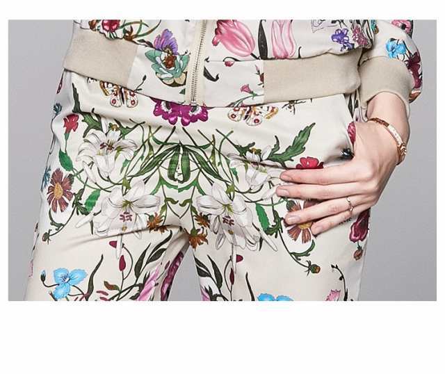 売上急増中 即納OK おしゃれ レディース 秋の新作特集 店長太鼓判 ジャケット 花柄 春 在庫わずか 長袖 セットアップ フラワー パンツ 夏 上下セット 個性的 ボタニカル かっこいい スウェット 送料無料 冬物