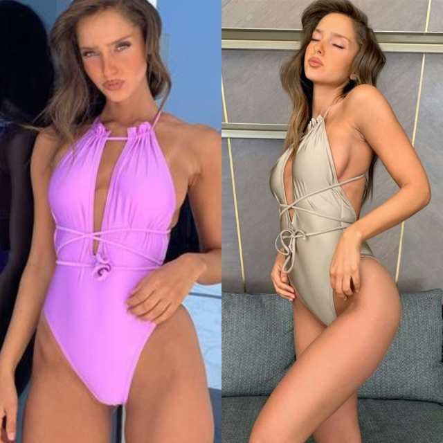 ワンピース 水着 レディース セクシー 個性的 かっこいい バックシャン 背中見せ 紐 カットオフ オールインワン ワンピ 水着 ハイレグ ハの通販は 4,769円