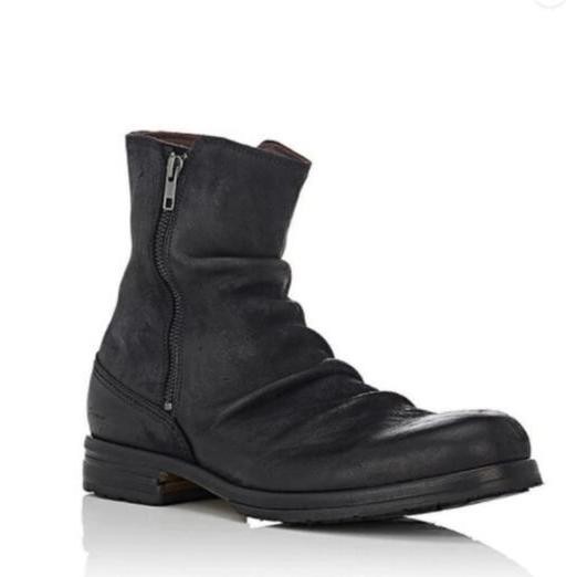 メンズエンジニアブーツドレープブーツブーツショートブーツメンズブーツアンクルブーツミドルカットスエードサイドジップの通販は 5,446円