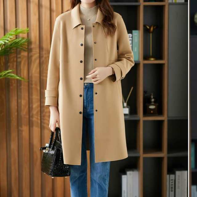 レビュー高評価商品 人気急上昇 ランキング常連 レディース 品質安心 ロング 春物 ステンカラーコート ミドル丈 コート ステンカラー トレンチ 在庫わずか 春服 春トレンチ ロング丈 スプリングコート 送料無料 冬用