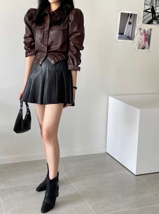 レビュー高評価商品 ランキング常連 人気急上昇 数量限定入荷 レディース 店長太鼓判 今だけ アウター ライダースジャケット レザー パフスリーブ ショート丈 長袖 フェイクレザー PU レザージャケット ジャケット 襟付 防寒対策