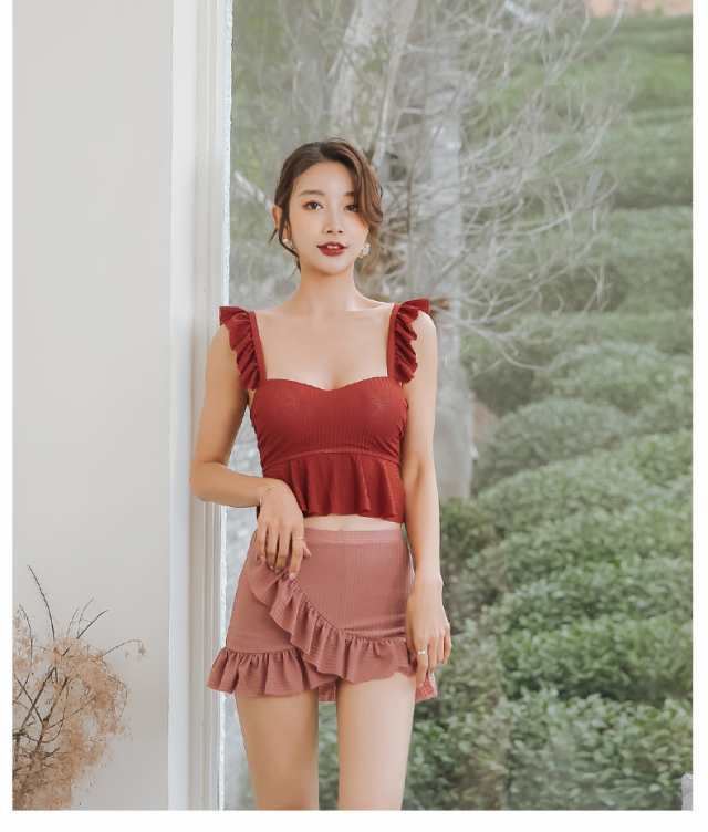 売れ筋アイテム 人気急上昇 多機能デザイン シンプル パッド付き レディース 女性用 フリル セパレート ビーチ 無地 SNS話題 個性的 在庫わずか セクシー クール トレンド 水着 ビキニ 小胸 上下セット 送料無料 売れ筋アイテム 多機能デザイン 女性用 フリル セパレート ビーチ 無地