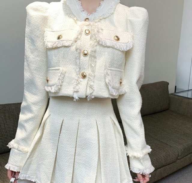 売上急増中 レディース 軽量仕様 生活快適特集 ギフトにも最適 在庫わずか ジャケット Vネック クロップド丈 スカート ショート丈 ミニスカート プリーツスカート クロップド セットアップ 長袖 スーツ 送料無料 クリスマスプレゼント 冬用