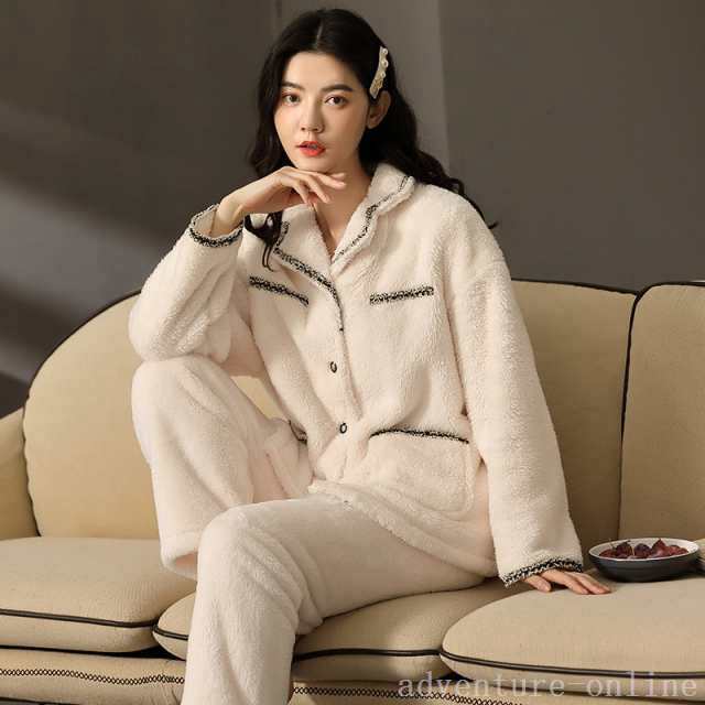 レビュー高評価 人気急上昇 多機能デザイン メンズ レディース 男女兼用 季節限定アイテム 上下セット 綿121%長袖 冬新作 寝巻き 冬 パシャマ パジャマ 秋冬 お買い得プライス 送料無料