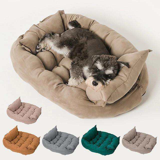 ペットベット 3つの形態 ソファ マット ソフト 通年タイプ 猫 犬用ベッド クッション ベット 洗える おしゃれ かわいい ペットシーツ 犬 サークル・ケージ・ゲート・犬小屋