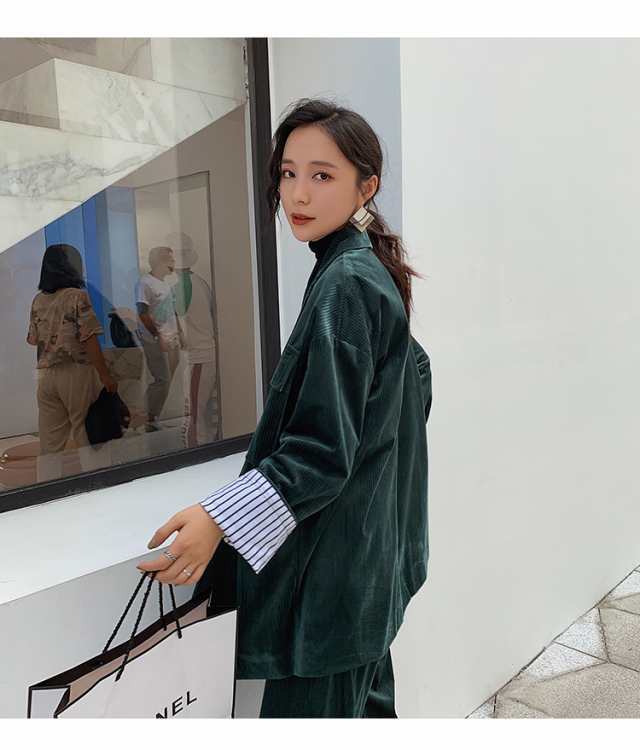 レディース 季節限定アイテム 毎日使える便利品 グリーン セットアップ