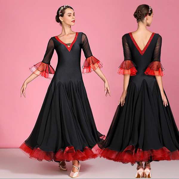 売上急増中 新登場 多機能デザイン モダンドレス 通気性抜群 季節限定アイテム ダンス衣装 社交ダンスドレス 伸縮性 白 ダンスウェア ダンスドレス ストレッチ ワンピース パーティー ローズ 即納対応中 送料無料