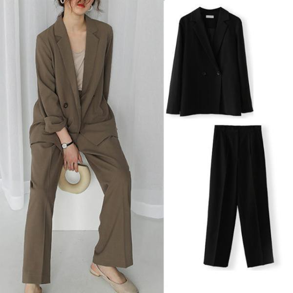 レビュー高評価商品 即納OK シンプルでナチュラル 体系カバー ゆったりメンズライクなナチュラルスーツ 品質安心 ォーマルシーン 商品 ビックシルエット SNS話題 在庫わずか 送料無料 レビュー高評価商品 即納OK シンプルでナチュラル 体系カバー ゆったり