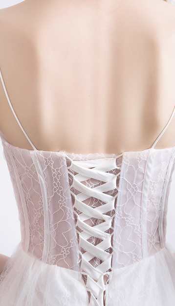 ランキング常連 秋の新作特集 品質安心 フリル ウェディングドレス