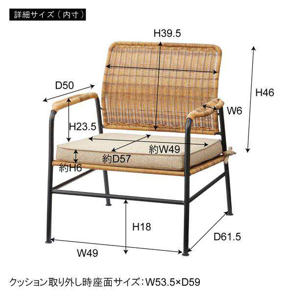 ダイニングチェア 椅子 スチール製 脚 シンプル アジアン 南国 リゾート系 カフェ Cafe おしゃれ 座布団 クッション 取り外し ひじ掛け 