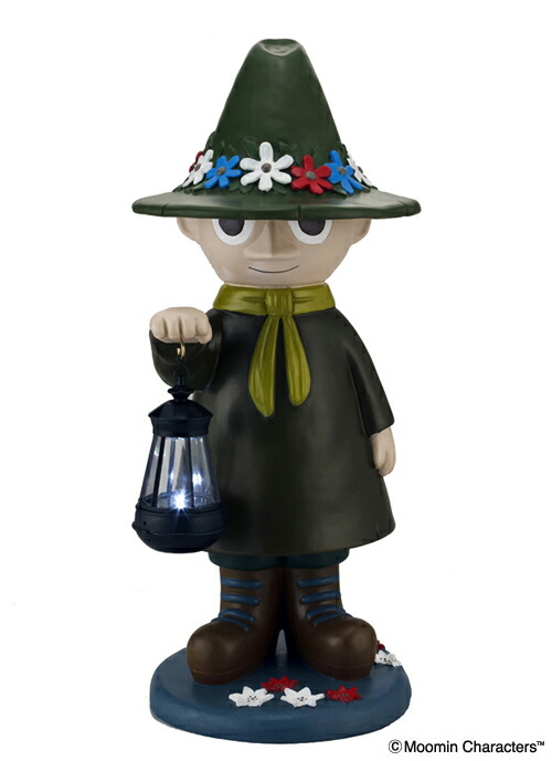 ムーミン （ Moomin ） ソーラーランタン スナフキン KC-5043 サンファーム （ Sun farm ） 玄関 庭先 充電 LED サイズW25×D27×H55cmの通販は