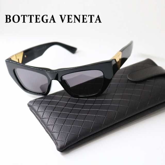 BOTTEGA VENETA ボッテガヴェネタ 712690 V23301049 キャットアイサングラス レディース グレーレンズ メガネ 眼鏡 ロゴ アイウェア UV