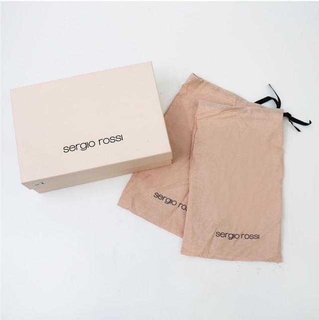 ■SERGIO ROSSI セルジオ・ロッシ A92080MMV Twenty Sport クリスタル付きスニーカー フラットシューズ 靴 レディース ブラック BLACK ブランドの通販は