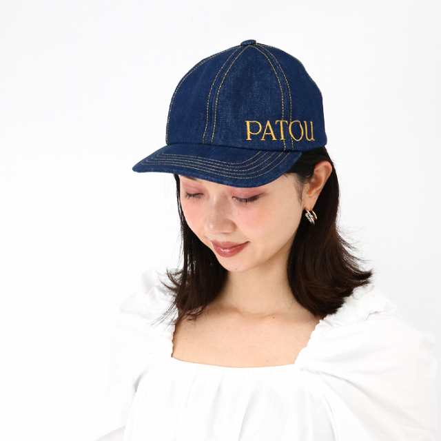 PATOU パトゥ AC0560008 ロゴキャップ ベースボールキャップ ロゴ刺繍 オーガニックコットン レディース メンズ ユニセックス ゴルフ ア