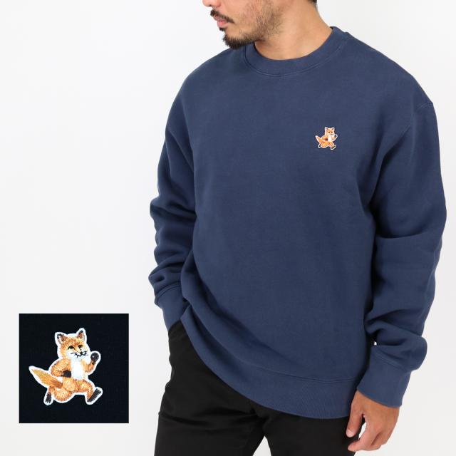 MAISON KITSUNE メゾンキツネ メンズスウェット SPEEDY FOX PATCH 