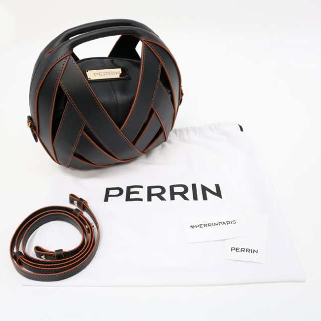 PERRIN Paris ペランパリ LE PETIT PANIER ル プチ パニエ スモール レザーハンドバッグ ショルダーバッグ かごバッグ ブランド