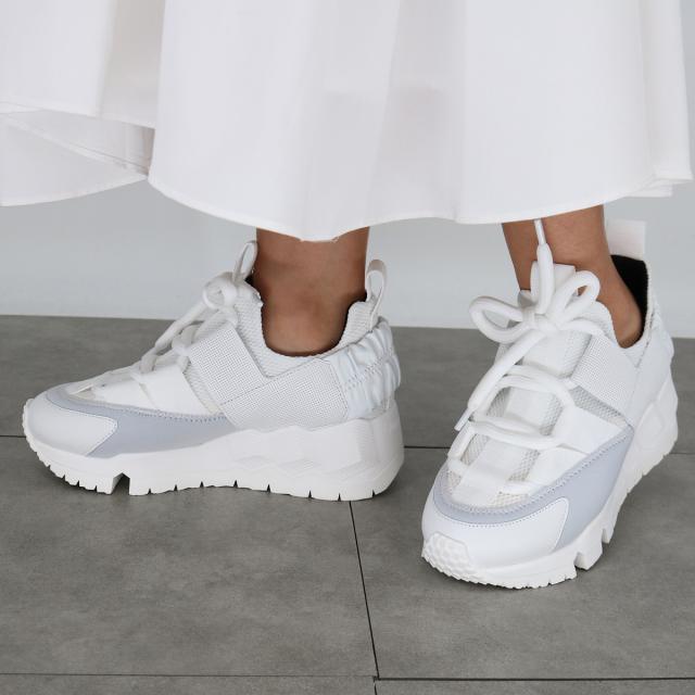 PIERRE HARDY ピエールアルディ スニーカー YS02 TREK COMET XL トレックコメット レディース レザー メッシュ シューズ 靴 白 ローカット ブランドの通販は