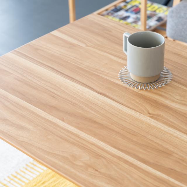 ローテーブル 100cm幅 高さ調整可能 40cm 51cm メラミン天板 傷に強い センターテーブル 木製脚 北欧 シンプル 3色展開_14