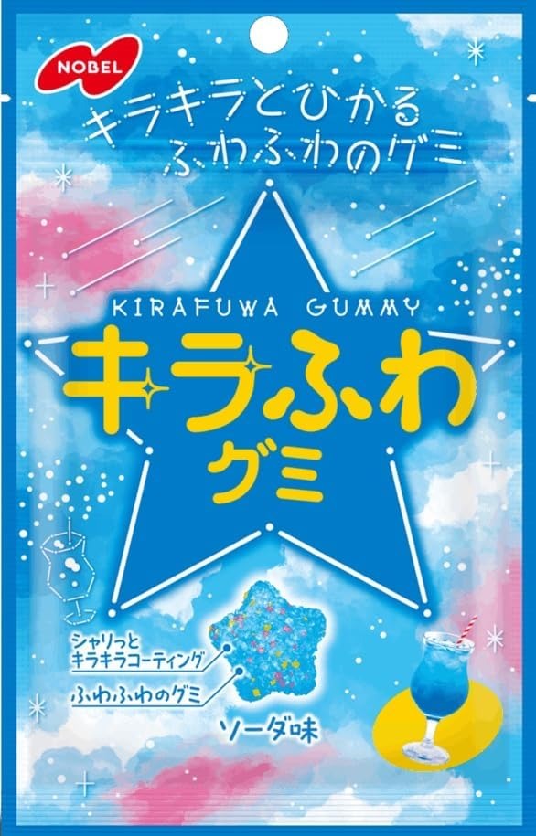 ノーベル キラふわグミ ソーダ味 50g×12個 賞味期限2027/01の通販はau