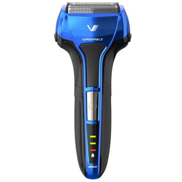 IZF-V543W A (ブルー)　往復式シェーバーソリッドシリーズ　4枚刃モデル　マクセルイズミ【送料無料（沖縄・離島送料別）】