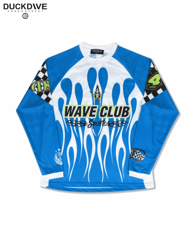 AFTER FIRE MESH LONG SLEEVE（BLUE)