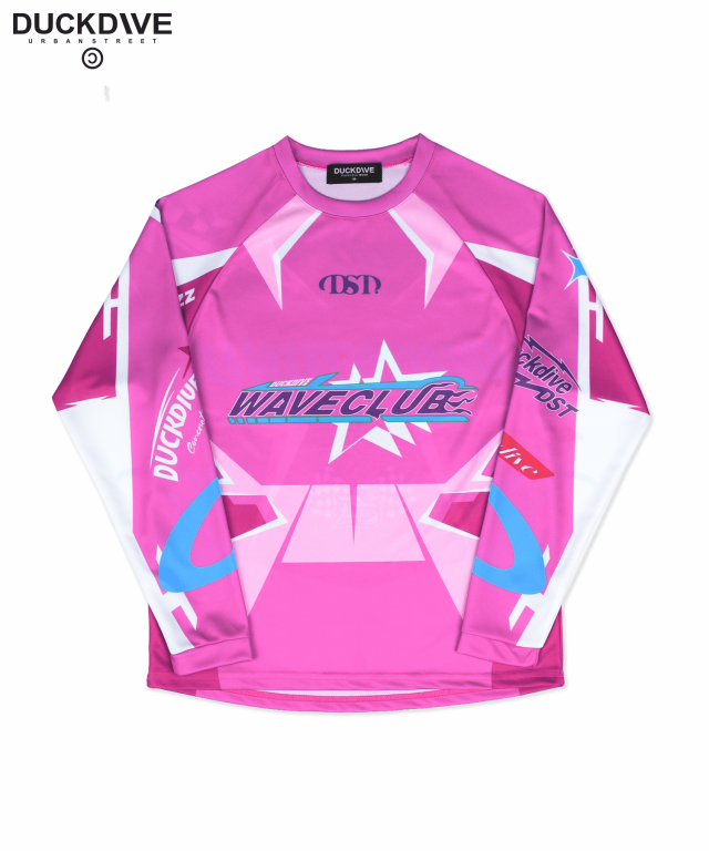 DRIFT WING MESH LONG SLEEVE（PINK)