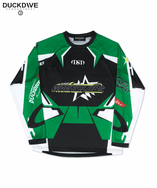 DRIFT WING MESH LONG SLEEVE（GREEN)