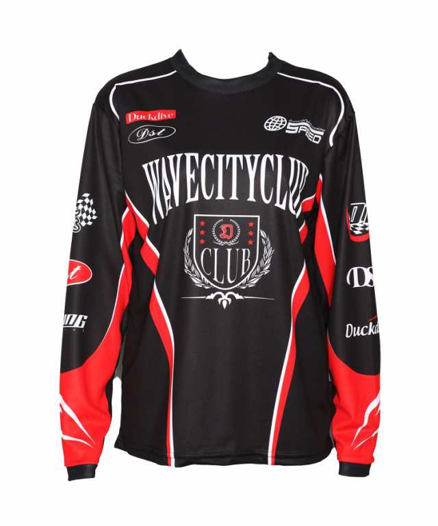 RACER SYBOL MESH JERSEY LONG SLEEVE ver2（BLACK)