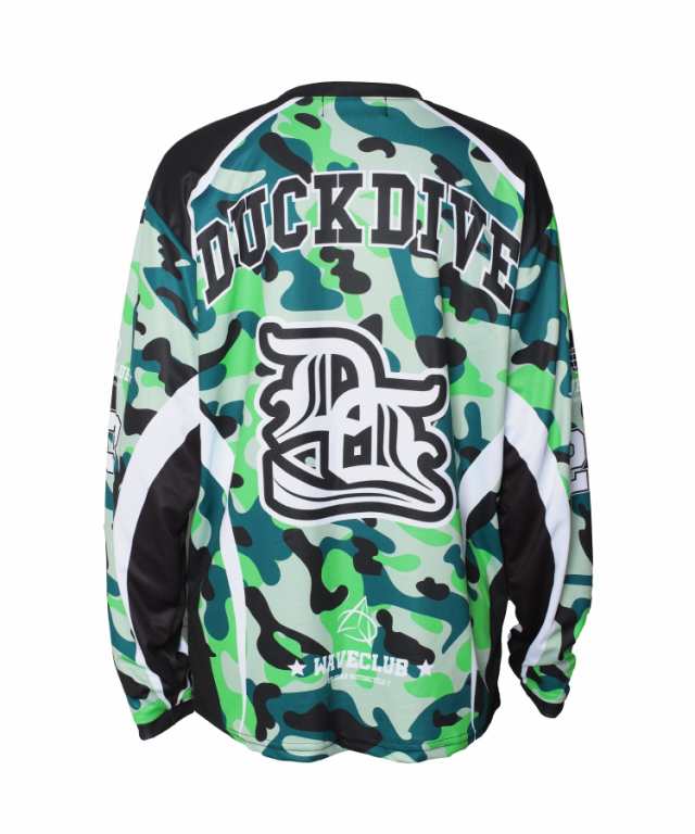 OFF ROAD MESH LONG SLEEVE CAMO（GREEN)