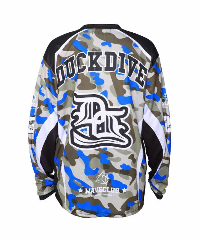 OFF ROAD MESH LONG SLEEVE CAMO（BLUE)