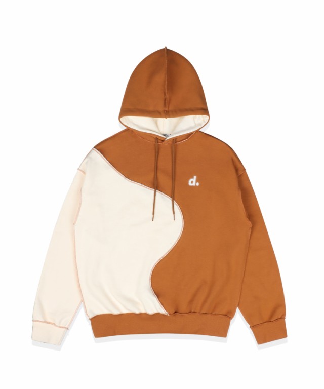 HARD COTTON WAVE HOODIE（BROWN)