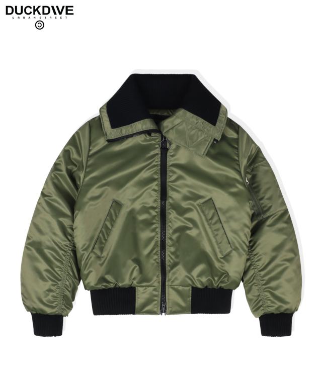 HIGH COLLAR NECK MA-1（KHAKI)