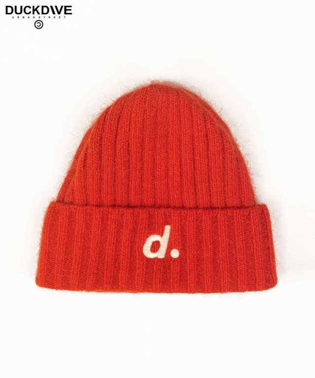 D LOGO ANGORA BEANIE(RED)の通販は