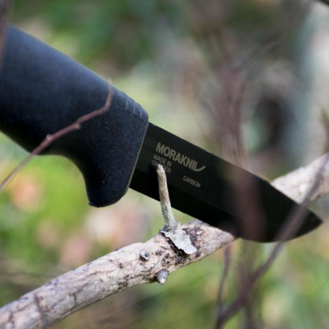 モーラナイフ ブッシュクラフトサバイバル ブラックブレード カーボン Morakniv | ナイフ キャンプナイフ キャンプ アウトドア キャンプ用品 アウトドア用品 料理 調理 登山 防災 ファイヤースターター バトニング 薪割り 刃厚3.2mm_6