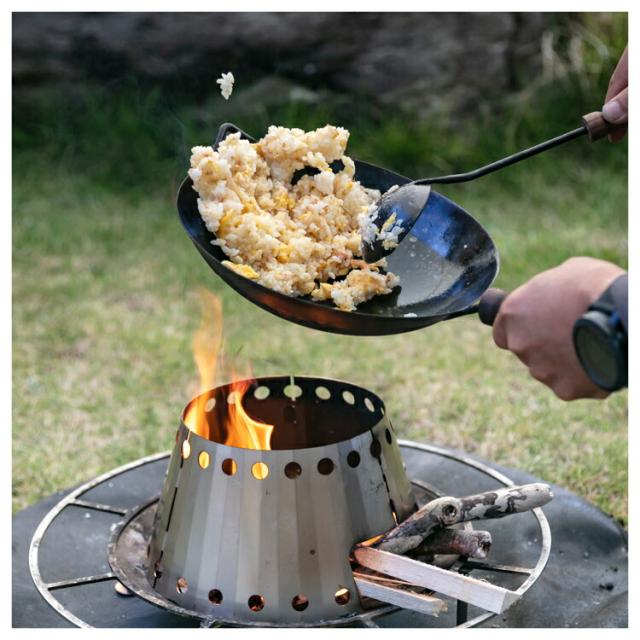 槙塚鉄工所] タキビズム タキビズム 中華鍋 / 北京鍋 鉄フライパン 鉄
